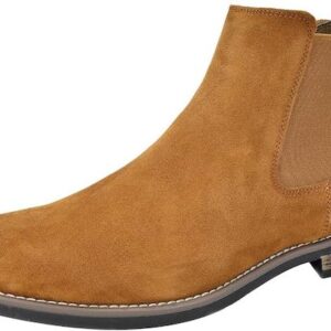 Bruno Marc Men's Urban-06 Suede Leather Chelsea Ankle Boots